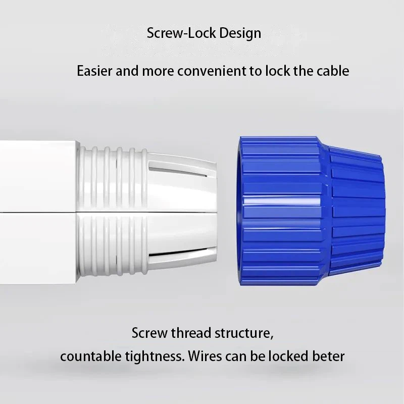 screw-lock design easier to lock the cable