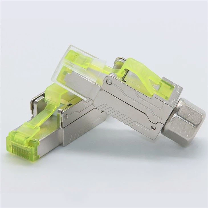 Poe+ enchufe de campo RJ45 blindado