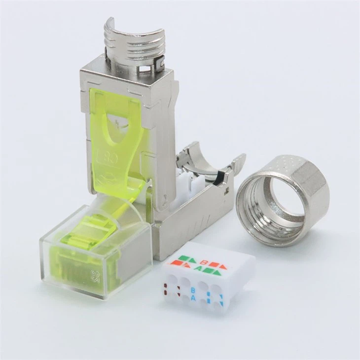 PoE+ 10Gig Shielded RJ45 Field Plug