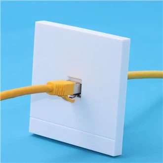 1 puerto de placa de pared Ethernet RJ45 Cat5