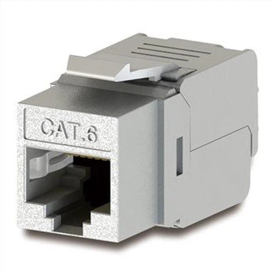 Conector hembra RJ45 blindado CAT6