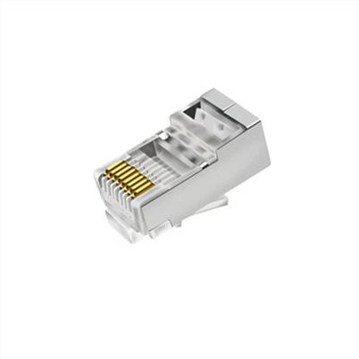 Enchufe Rj45 blindado de paso Cat7