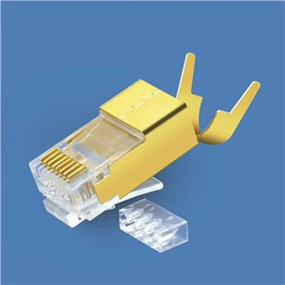 Conector RJ45 CAT7 protegido con oro