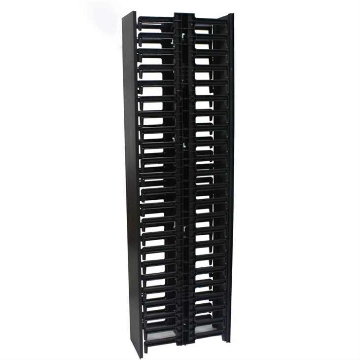 1-Meter 22.5U Plastic Vertical Cable Management Rack
