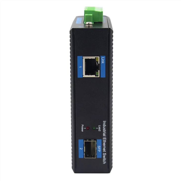 10/100Base-TX To 100Base-FX Industrial Media Converter Switch