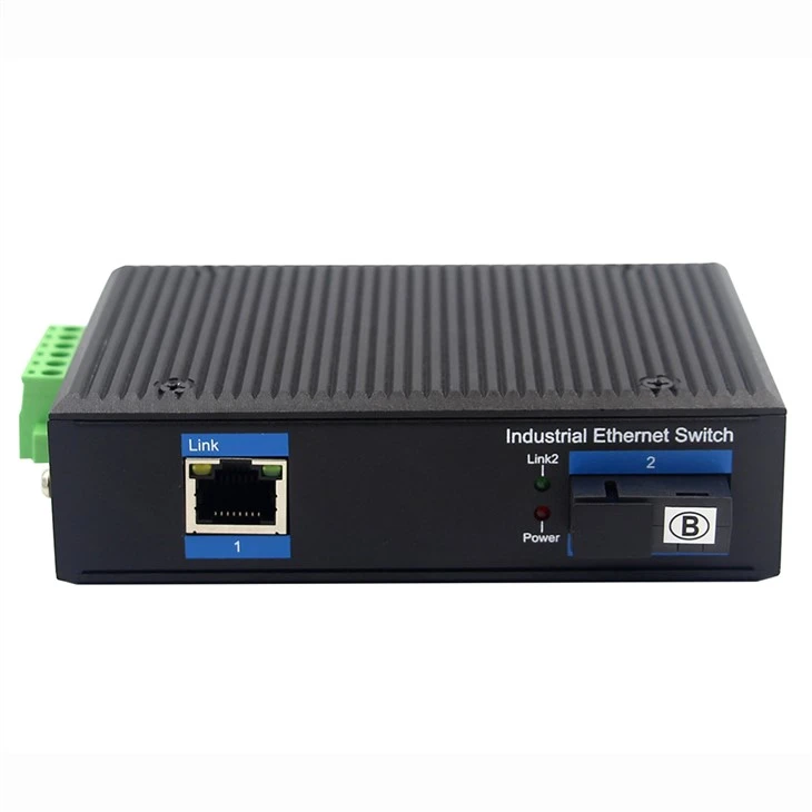 Conmutador Ethernet industrial RD11F 100Base FX a TX