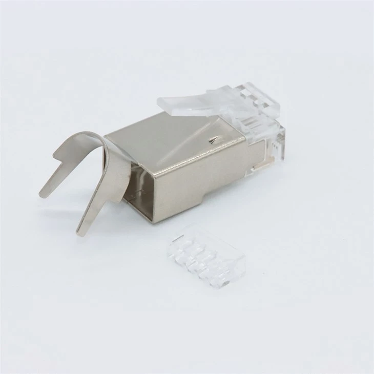 Tail Clamp CAT7 Shielded RJ45 Plug