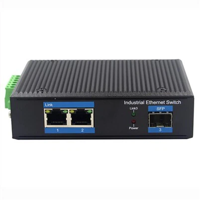 2- puerto 10/100Base-TX a 100Base-FX Industrial Media Converter