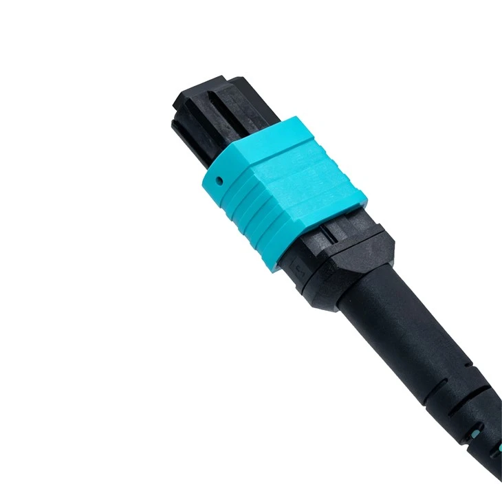 OM3 Multimode MPO 8-fiber Fiber Optic Cable Assemblies factory