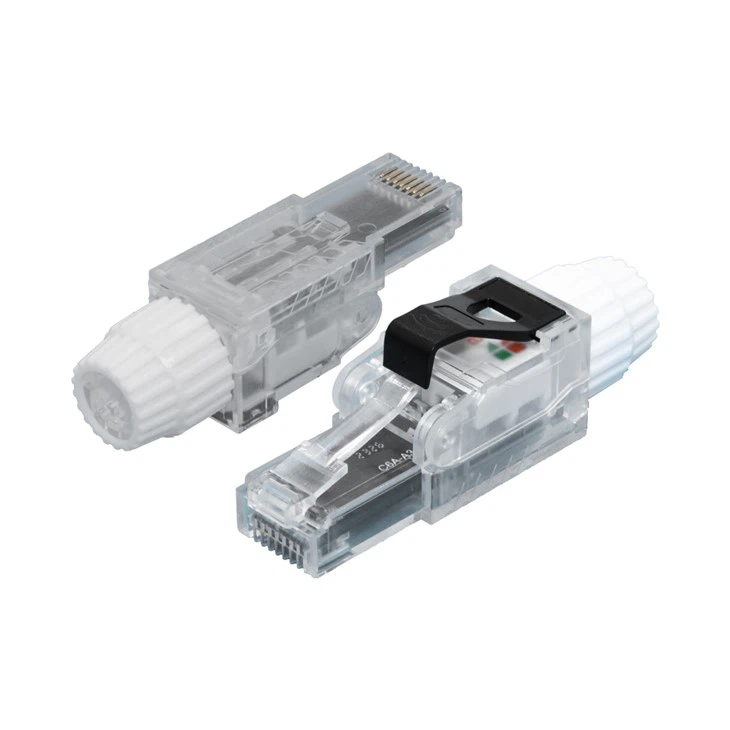 10-Gigabit Cat6A Tool-free RJ45 Plug