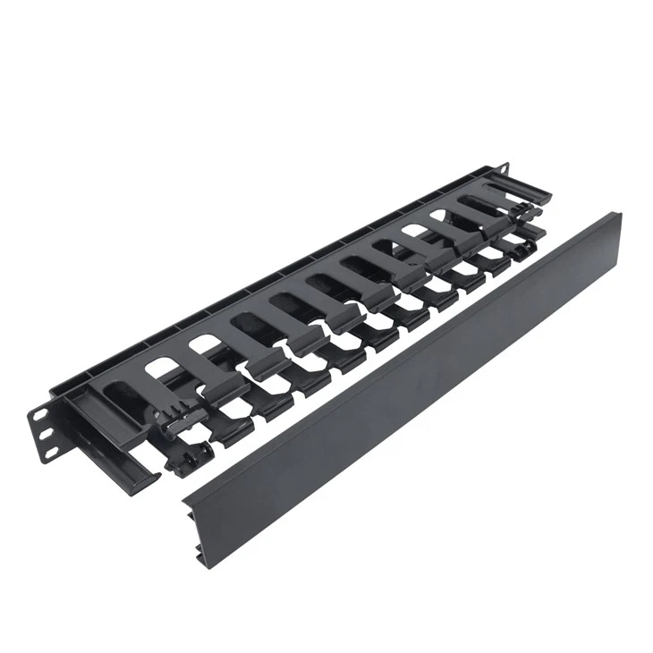 12-Slot Cable Management Rack Cable Manager For Data Center Cabinets/Racks
