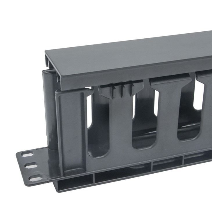 12-Slot Cable Management Rack Cable Manager For Data Center Cabinets/Racks