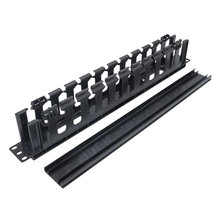 12-Slot Cable Management Rack Cable Manager For Data Center Cabinets/Racks
