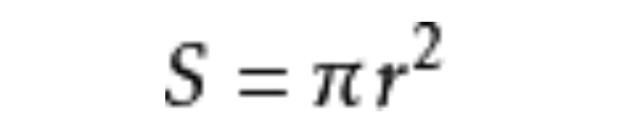 circular cross-sectional area calculation law circular cross-sectional area calculation law