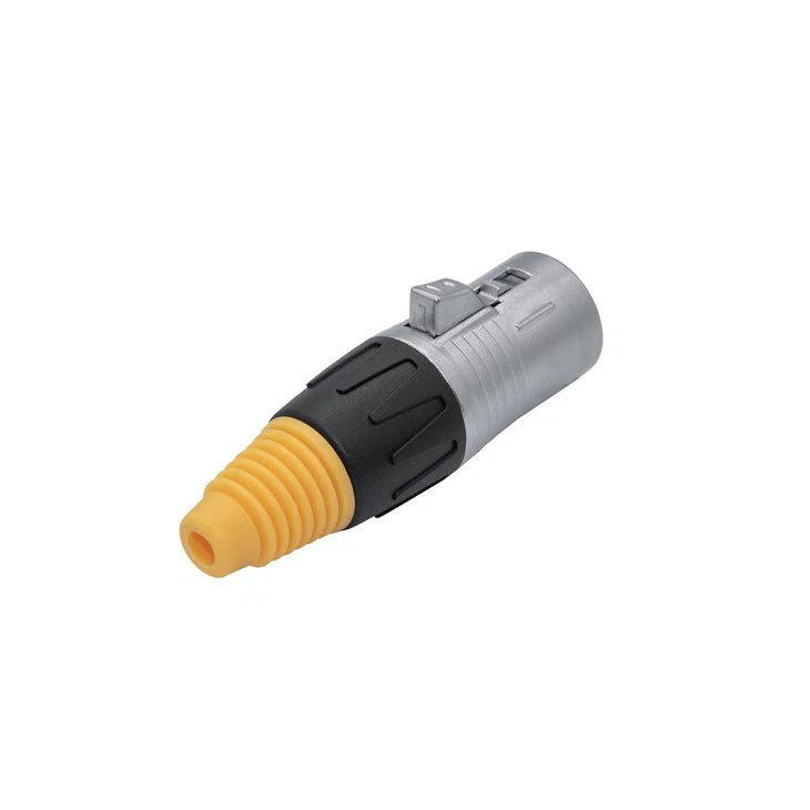 IP65 Waterproof RJ45 Waterproof Male Plug With Button