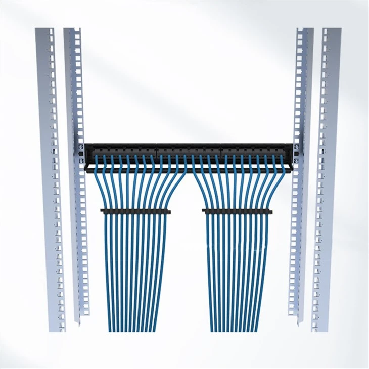 Network Cable Combs/straighteners/organizers 12-Hole For Data Center Cabinets/Racks,