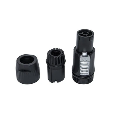 Conector de cable de alimentación femenino de tres núcleos cerrable